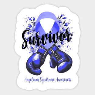 Blossom Angelman Syndrome Warrior Survivor Sticker
